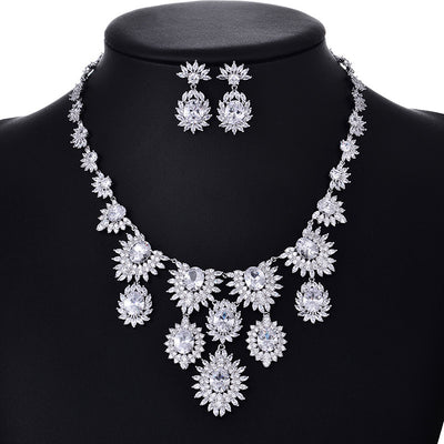 Conjunto de Joyería Nupcial con Zirconias de Colores - Image 12