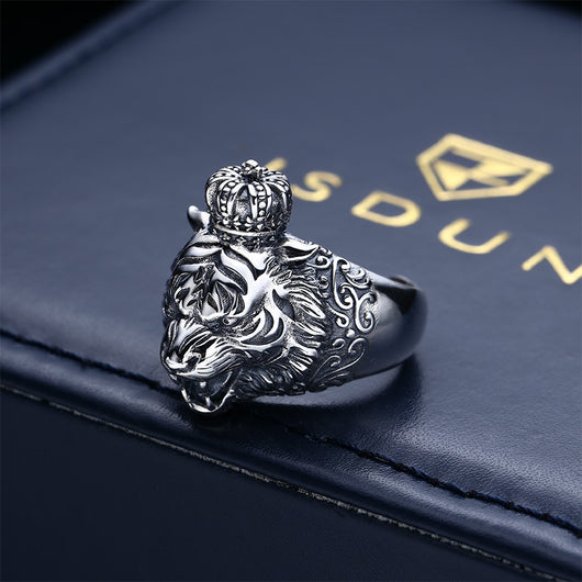 Anillo de Plata Tailandesa Retro con Apertura para Dedo Índice - Image 2