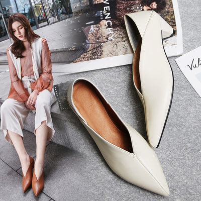 Zapatos de Tacón Medio Punta Fina Estilo Clásico para Mujer - Image 13