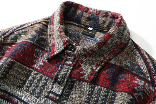 Camisa Retro Étnica de Manga Larga para Otoño e Invierno - Image 11