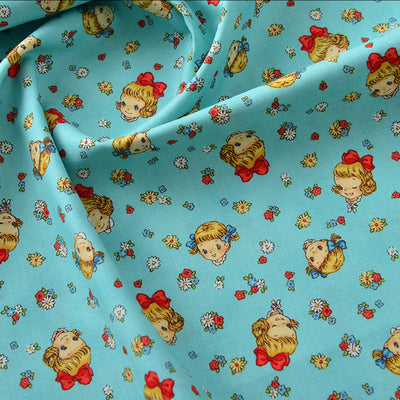Tela de Algodón Estampada con Diseños Florales y Caricaturas - Image 14