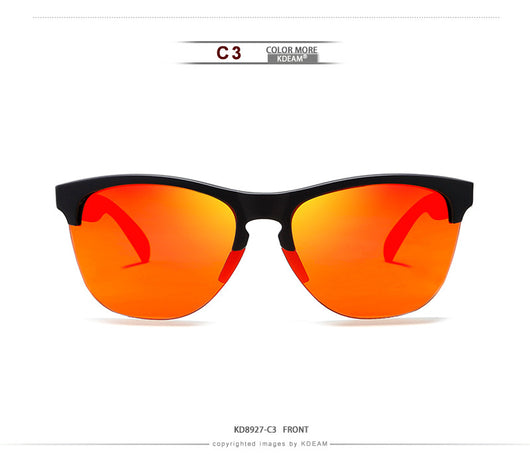 Gafas de Sol Polarizadas Media Montura TR90 para Hombre Estilo Europeo - Image 13