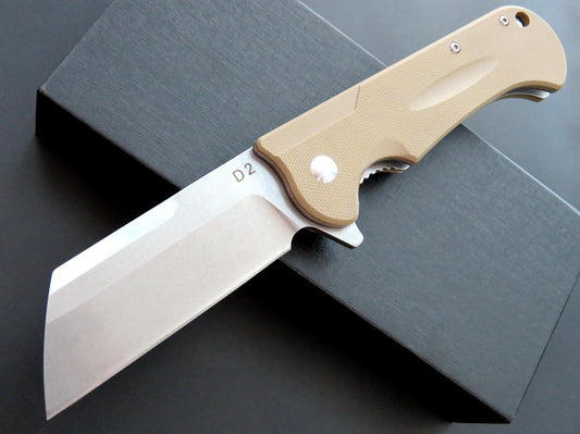 Cuchillo Plegable de Acero Inoxidable para Camping y Caza - Image 2