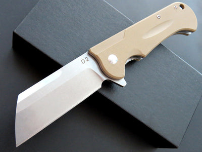 Cuchillo Plegable de Acero Inoxidable para Camping y Caza - Image 2