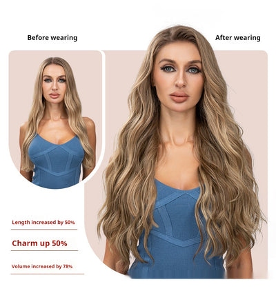 Set de 4 Pelucas de Fibra Térmica para Mujer - Cambio de Look Instantáneo - Image 34