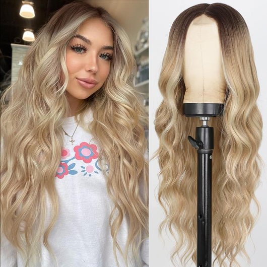 Peluca Frontal de Encaje Estilo Europeo y Americano para Mujer - Image 26