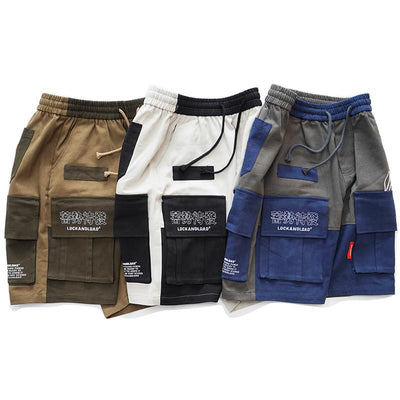 Shorts Juveniles con Letras Estampadas y Costuras en Contraste - Image 11