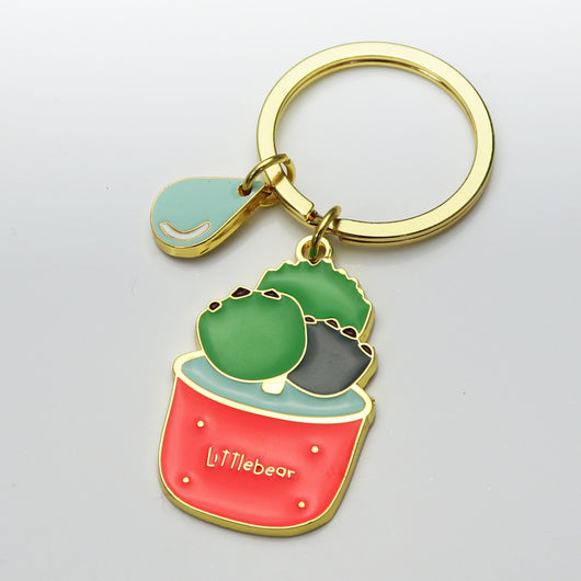 Llavero Suculenta Cactus Adorable para Mujer en Maceta - Image 9
