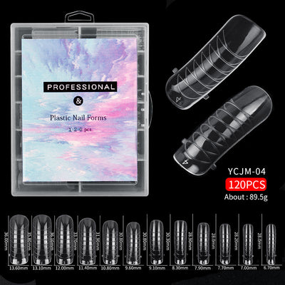 Molde de Cristal para Extensiones de Uñas sin Soporte de Papel - Image 4