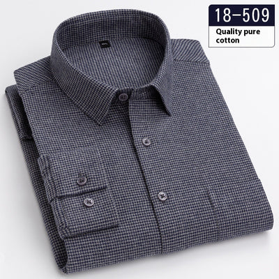 Camisa Ejecutiva Manga Larga Color Sólido con Bolsillo - Image 9