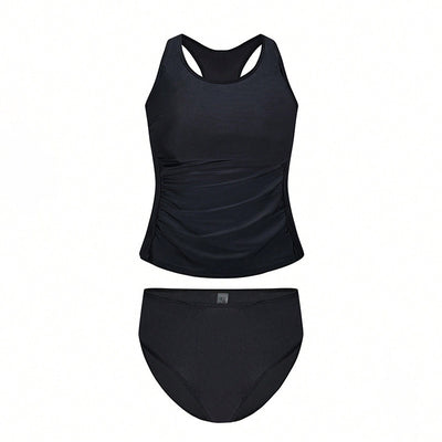 Bikini Deportivo de Color Liso con Diseño Atrevido y Separado - Image 9