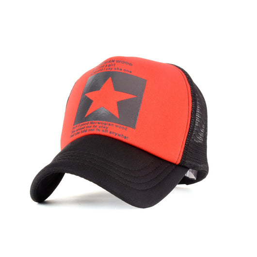 Gorra de Béisbol con Estampado de Estrella de Cinco Puntas - Image 8