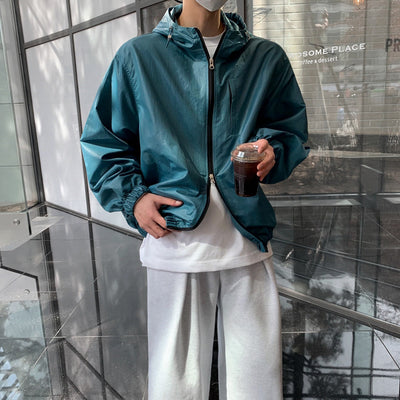 Chaqueta Deportiva Suelta con Capucha - Manga Larga Moderna para Hombre - Image 5