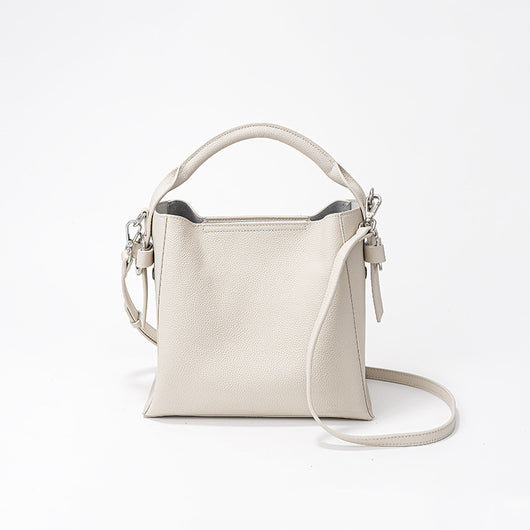 Bolso Bucket de Cuero Genuino para Mujer - Estilo Minimalista - Image 6