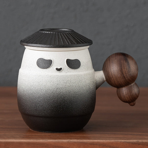 Taza Térmica Panda Hero con Tapa - Vaso para Agua y Bebidas