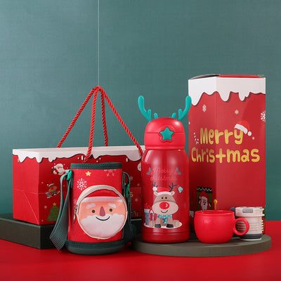 Termo Infantil Reno Navideño con Manga Protectora - Acero Inoxidable Doble Pared - Image 15