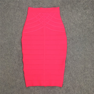 Falda Bandage Cintura Alta Rayas con Diseño Ajustado - Image 21
