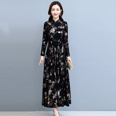 Vestido Cheongsam Moderno para Mujer - Primavera y Otoño - Image 8