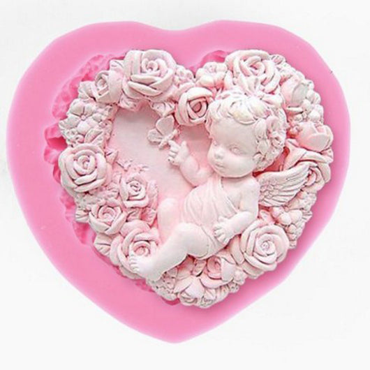 Molde de Silicona para Jabón Artesanal Rosa Ángel - Image 7