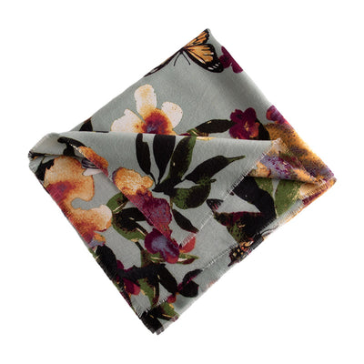 Bufanda de Cashmira Sintética con Estampado Floral para Mujer - Image 10