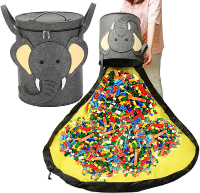 Bolsa de Almacenamiento 2 en 1 con Tapete de Juego y Cordón - Image 7