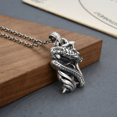 Collar Colgante Plata 925 Diseño Original Moda Hombre