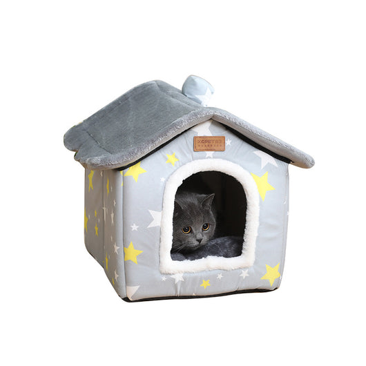 Casa Cama para Gatos Desmontable y Lavable - Image 13