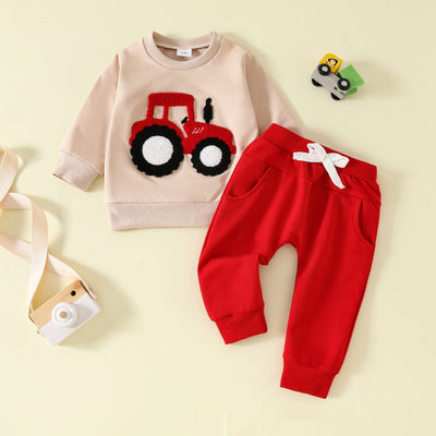 Conjunto Térmico: Suéter de Dos Piezas con Pantalón Largo de Algodón - Image 9