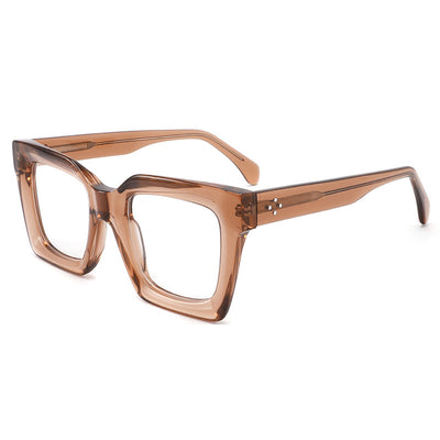 Gafas de Sol Cuadradas Fashion Rice Nail - Protección UV Elegante - Image 13