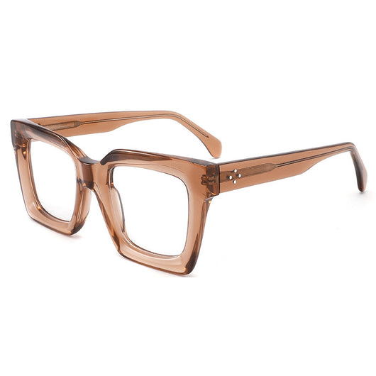 Gafas de Sol Cuadradas Fashion Rice Nail - Protección UV Elegante - Image 13