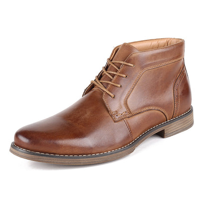 Botas Martin Altas de Cordones para Hombre - Estilo Business Casual Británico - Image 3