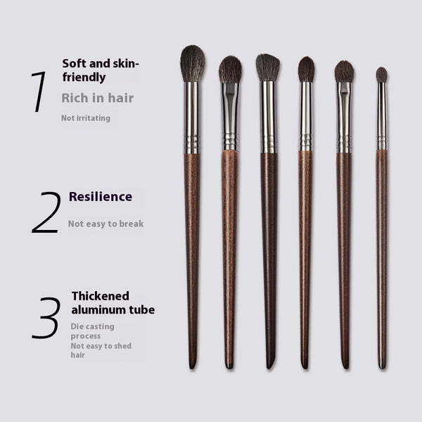 Set de Brochas para Sombra Guangfeng Lana Fina Ultra Suave