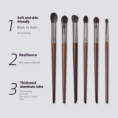 Set de Brochas para Sombra Guangfeng Lana Fina Ultra Suave - Image 2