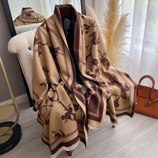 Bufanda Floral de Invierno Premium - Elegancia para la Temporada Fría - Image 17