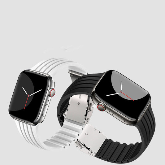 Correa de Silicona a Rayas para Apple Watch - Hombre y Mujer