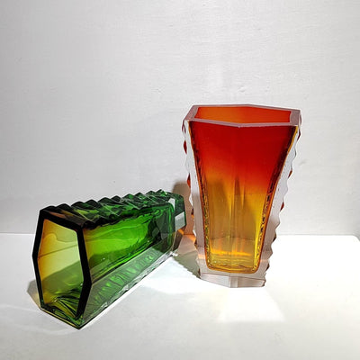Jarrón de Cristal Pesado Irregular - Decoración Elegante para el Hogar - Image 15