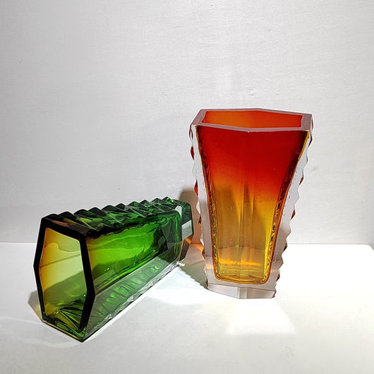 Jarrón de Cristal Pesado Irregular - Decoración Elegante para el Hogar - Image 15