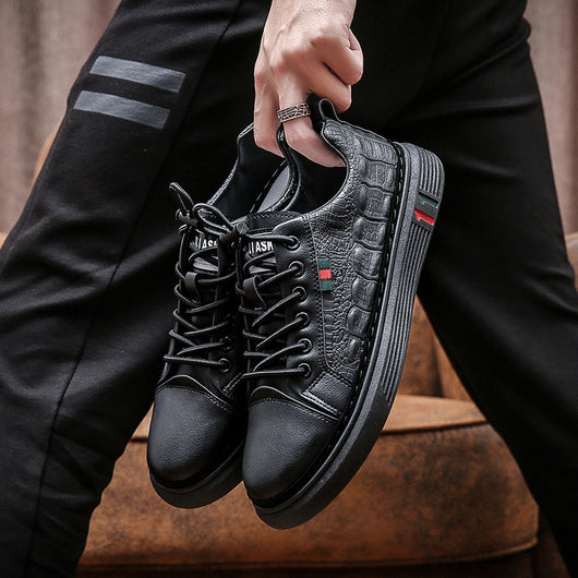 Zapatos Casuales Británicos Estilo Patrón Hombre - Versátiles y Elegantes - Image 9