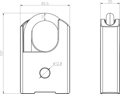 Candado Inteligente Biométrico con Huella Dactilar para Puertas de Seguridad Industrial - Image 5