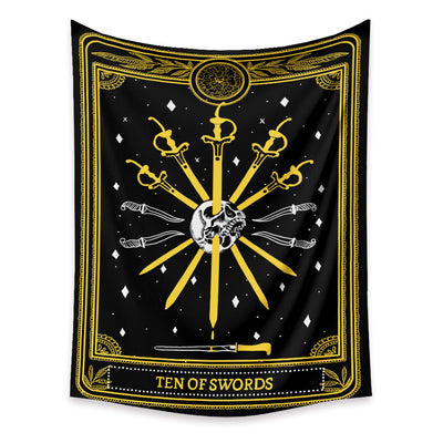 Tapiz de Tarot Psicodélico Bohemio con Fondo Místico - Image 12