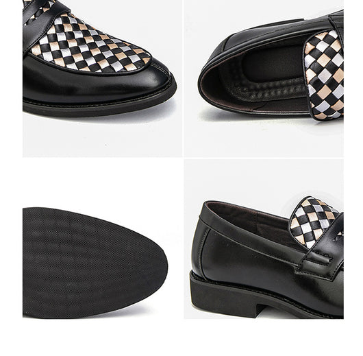 Zapatos de Cuero Casual con Punta Afilada para Hombre - Image 16