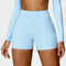 Shorts Yoga Cintura Alta Levantacaderas con Control Abdominal