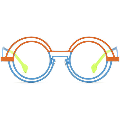 Gafas Redondas de Titanio Puro Ultraligeras Multicolor - Image 3