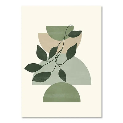 Cuadro Decorativo de Plantas Verdes - Image 6