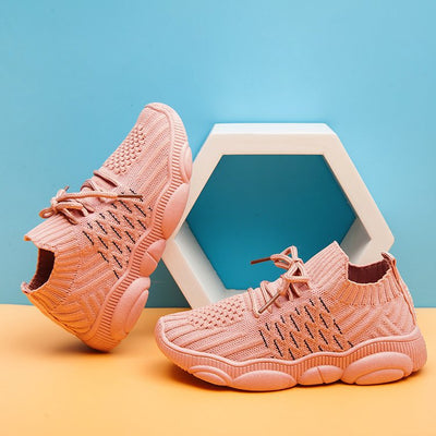 Zapatillas Deportivas Tejidas con Cordones para Niños - Primavera y Otoño - Image 21