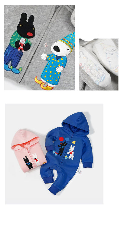 Mameluco Infantil de Manga Larga con Diseño Cartoon Adorable - Image 6