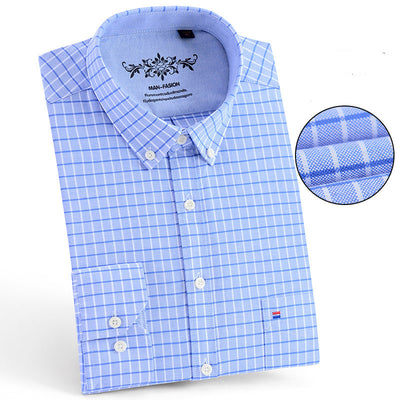 Camisa Casual de Botones Cuello Clásico Colores Sólidos - Image 4