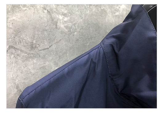 Chaqueta de Cuello Alto con Cierre y Estampado de Ballena - Image 7