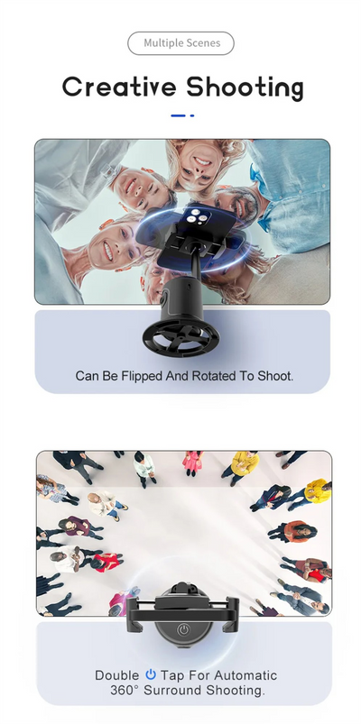Gimbal Inteligente con Seguimiento de Rostro 360° para Smartphone - Image 45