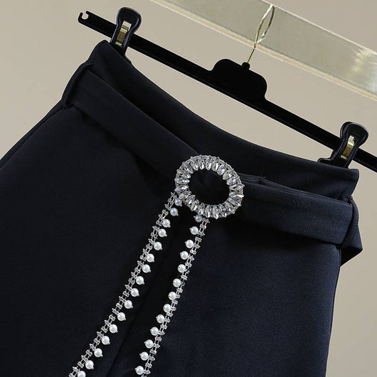 Pantalón Blanco de Cintura Alta - Versátil para Cualquier Ocasión - Image 4